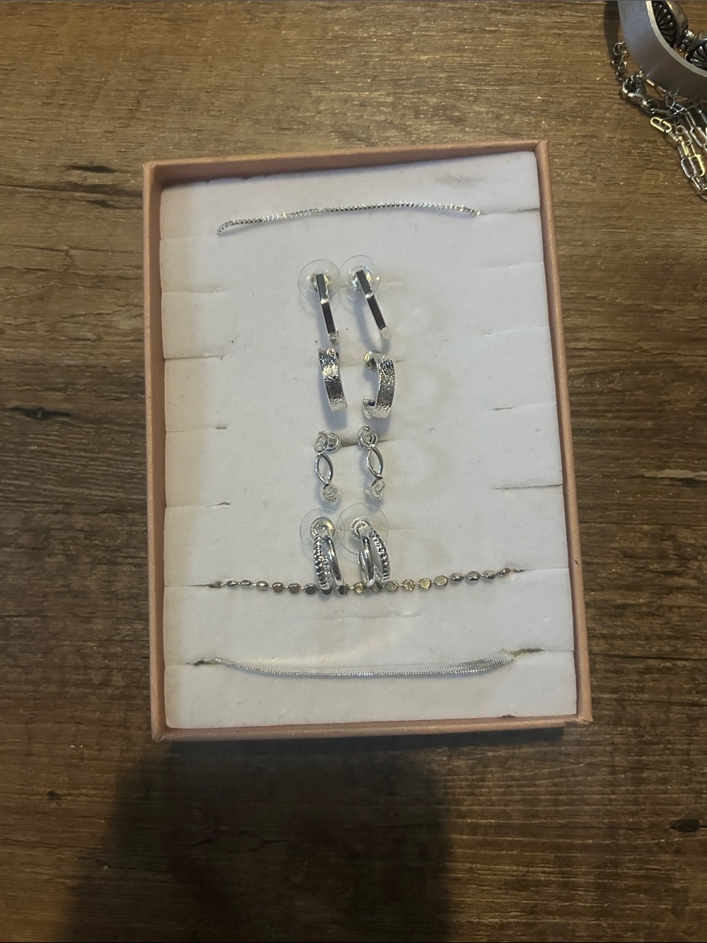 Sterling Silver Multi-Pair Earring Set - Silver